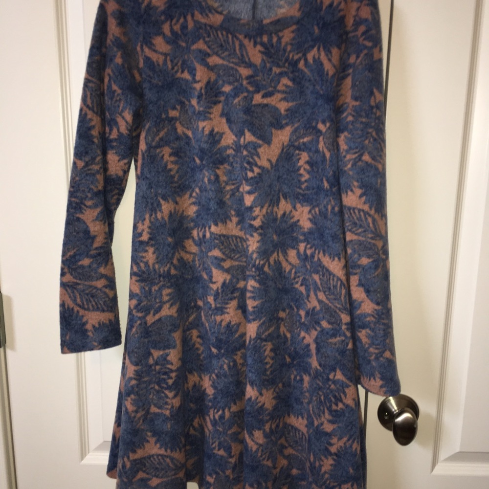 Blue and blush dress
